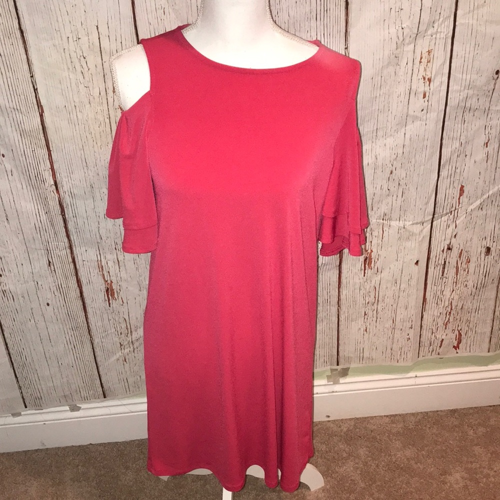 Halogen cold shoulder dress